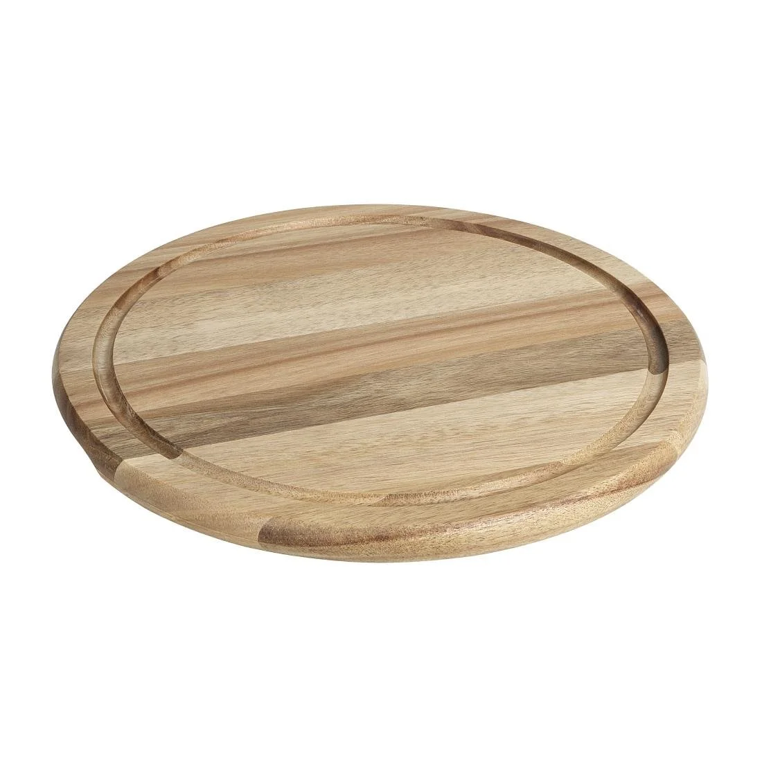 Olympia Round Acacia Wood Board for CS014 Dome 330x20mm - Image 1