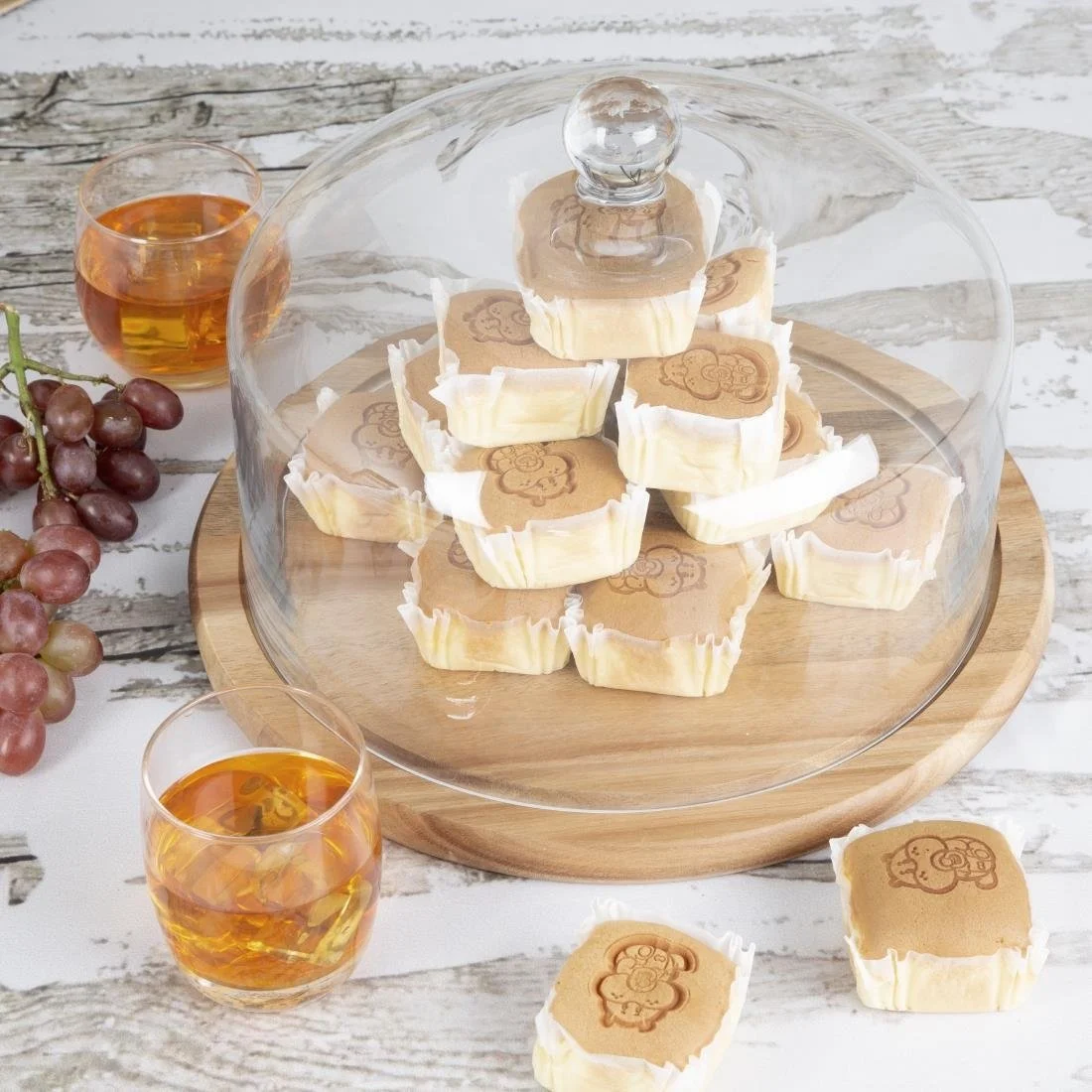 Olympia Round Acacia Wood Board for CS014 Dome 330x20mm - Image 10