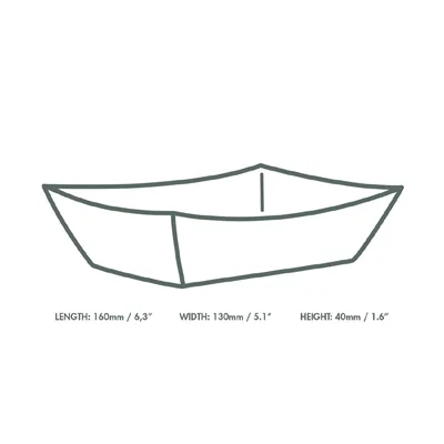 Vegware Kraft Food Tray Small 6x5" (300 Pack) - Image 1