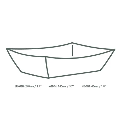 Vegware Kraft Food Tray Large 9x6" (600 Pack) - Image 1