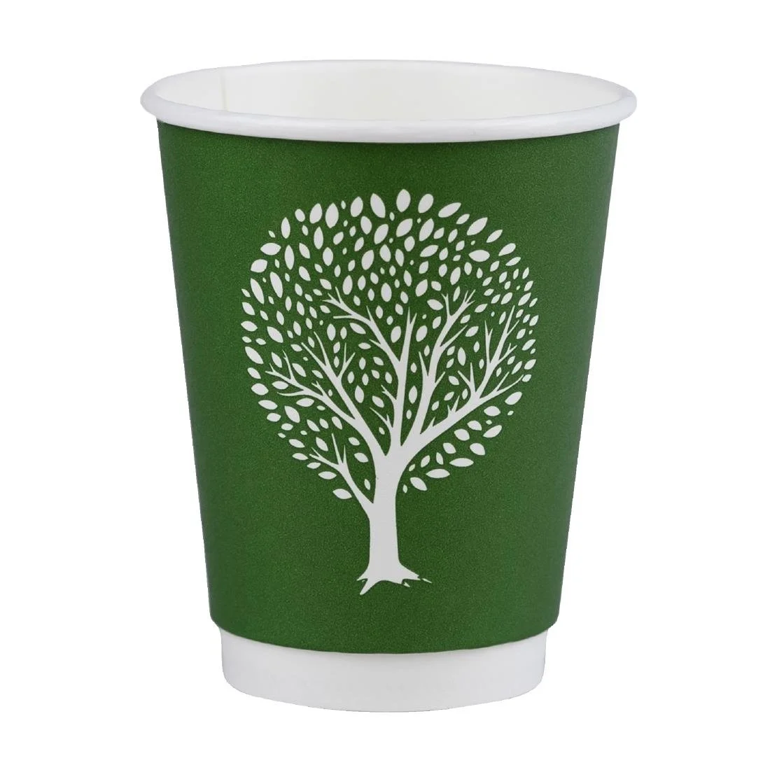 Vegware Green Tree Double Wall Hot Cups 8oz 79-Series (500 Pack)
