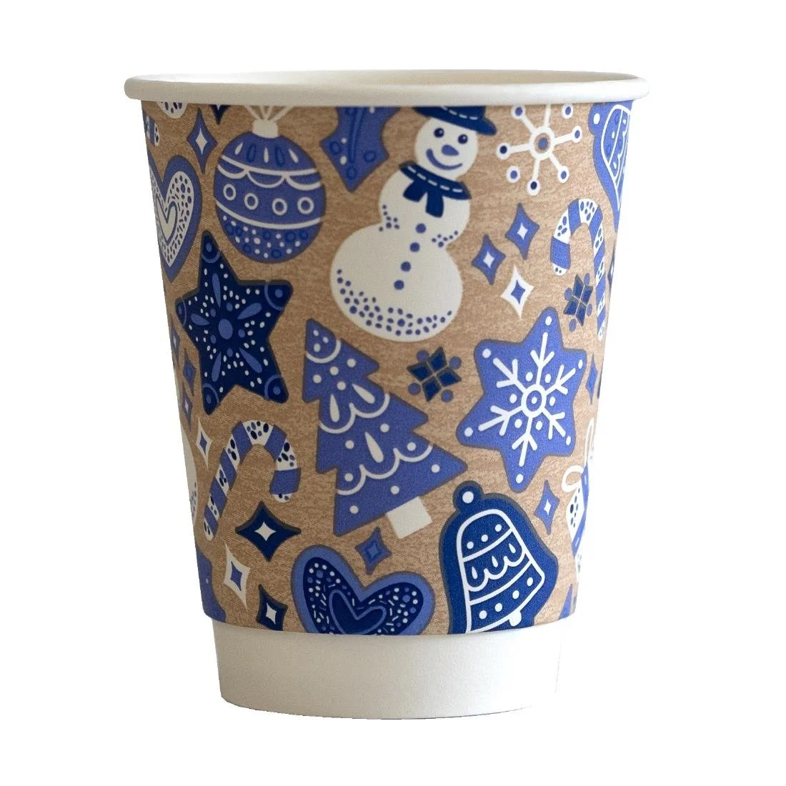 Vegware Christmas Double Wall Hot Cup 79-Series 8oz (500 pack)
