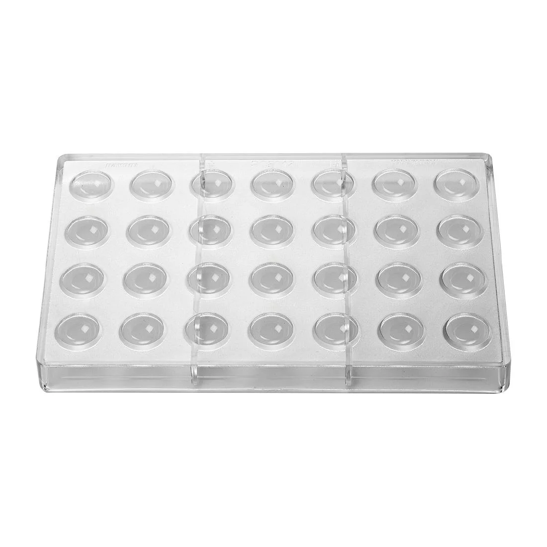 Pavoni 25x12mm Hemisphere Mould 275x175mm