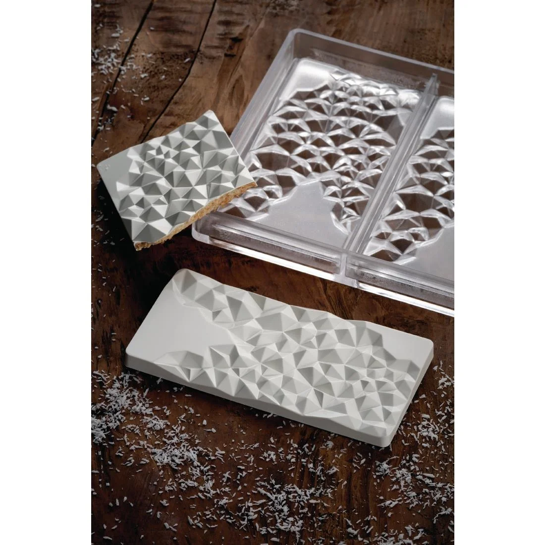 Pavoni Fragment By Vallee Chocolate Bar Mould 275x175mm - Image 3