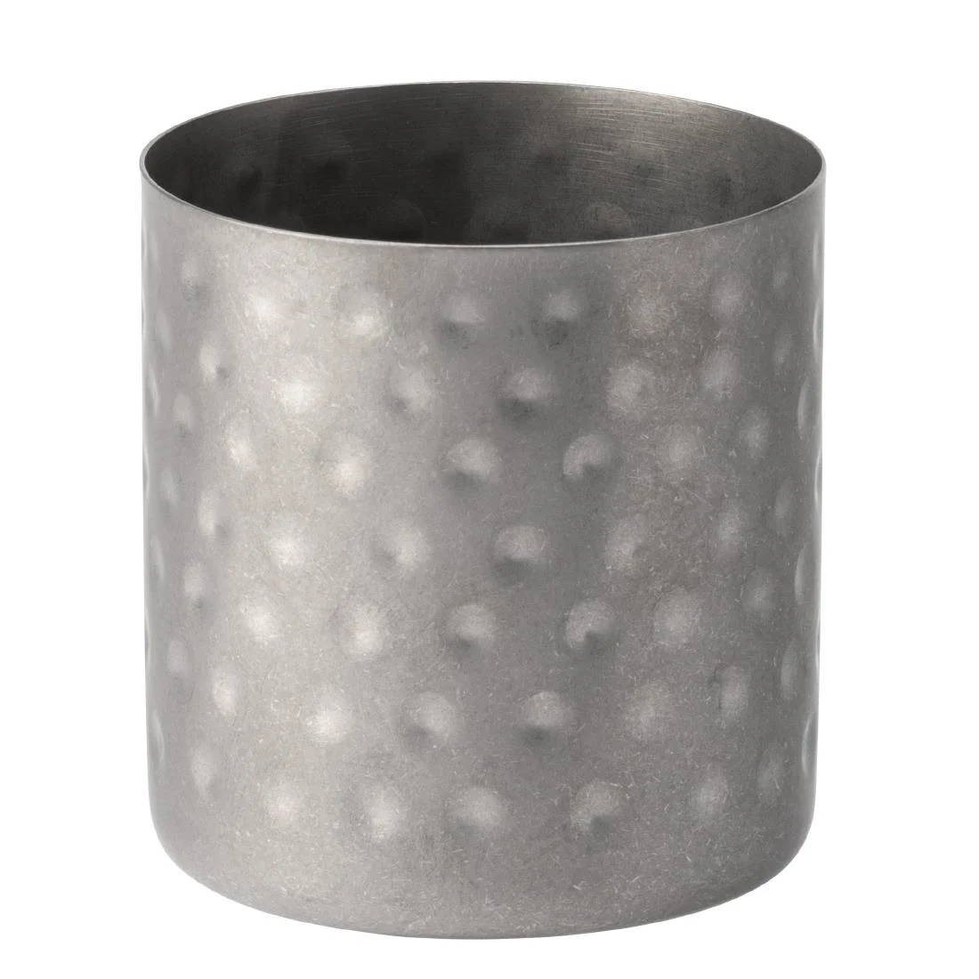 Utopia Vintage Steel Hammered Chip Cups 85mm (12 Pack)