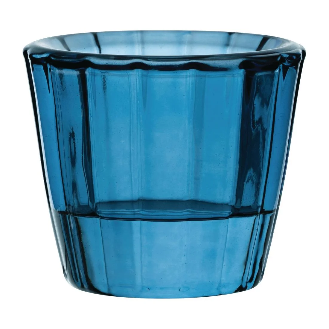 Utopia Ribbed Blue Nightlight Holders (12 Pack)