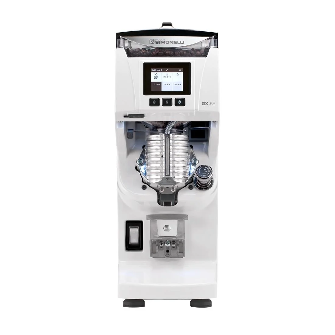 Nuova Simonelli GX85 Coffee Grinder White - Image 3