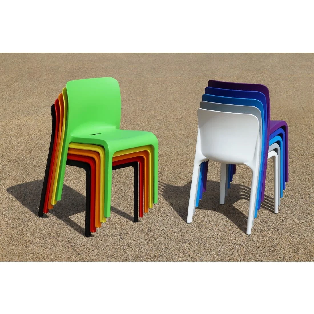 Origin POP Chair Traffic Black 480x500x790mm (2 Pack) - Image 4