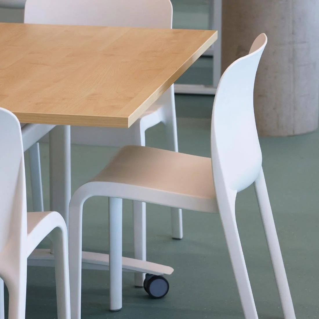 Origin POP Chair Traffic White 480x500x790mm (2 Pack) - Image 13