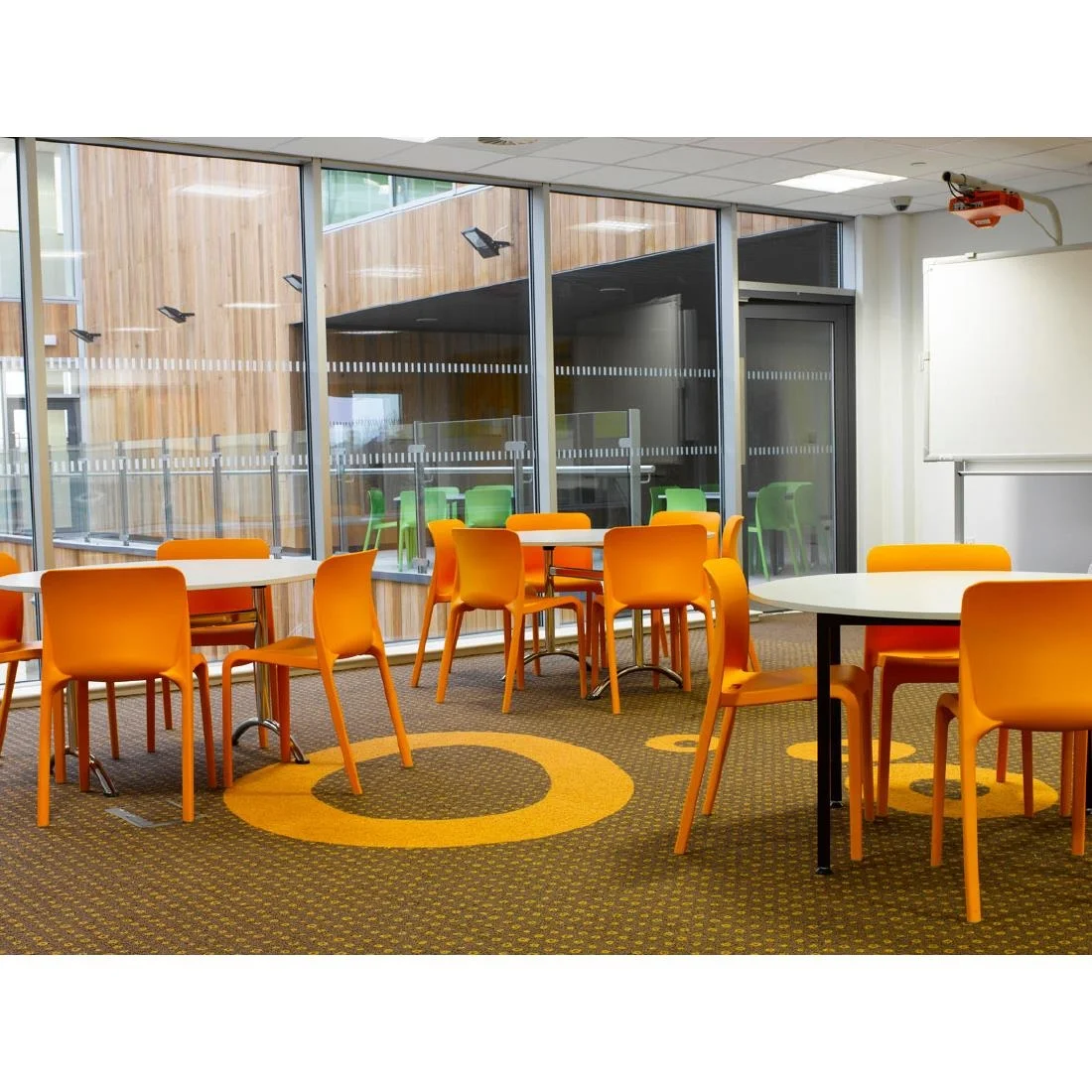 Origin POP Chair Deep Orange 480x500x790mm (2 Pack) - Image 10