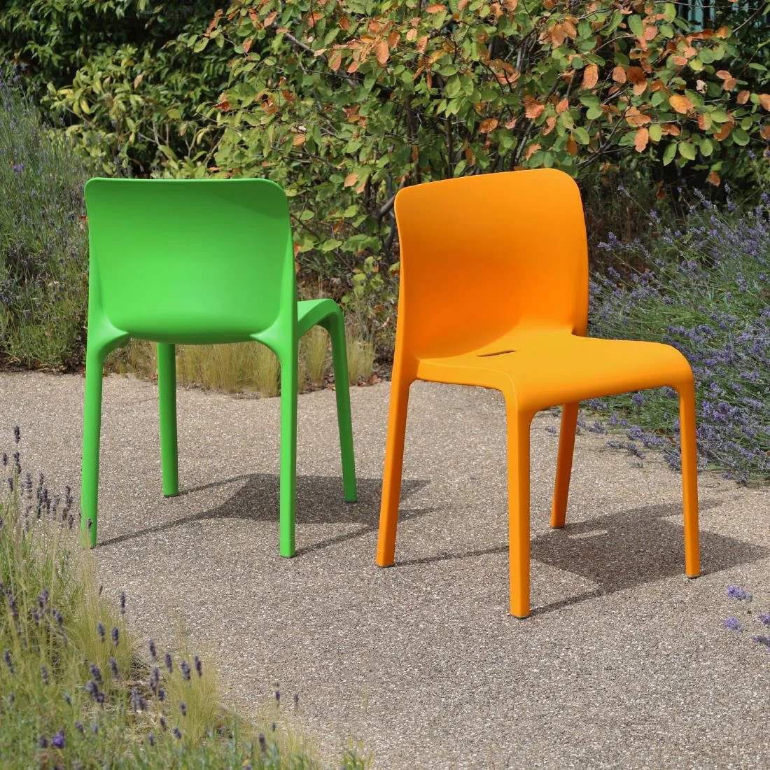 Origin POP Chair Deep Orange 480x500x790mm (2 Pack) - Image 12