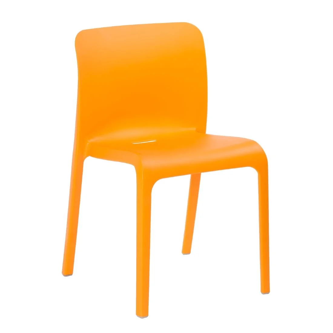 Origin POP Chair Deep Orange 480x500x790mm (2 Pack)