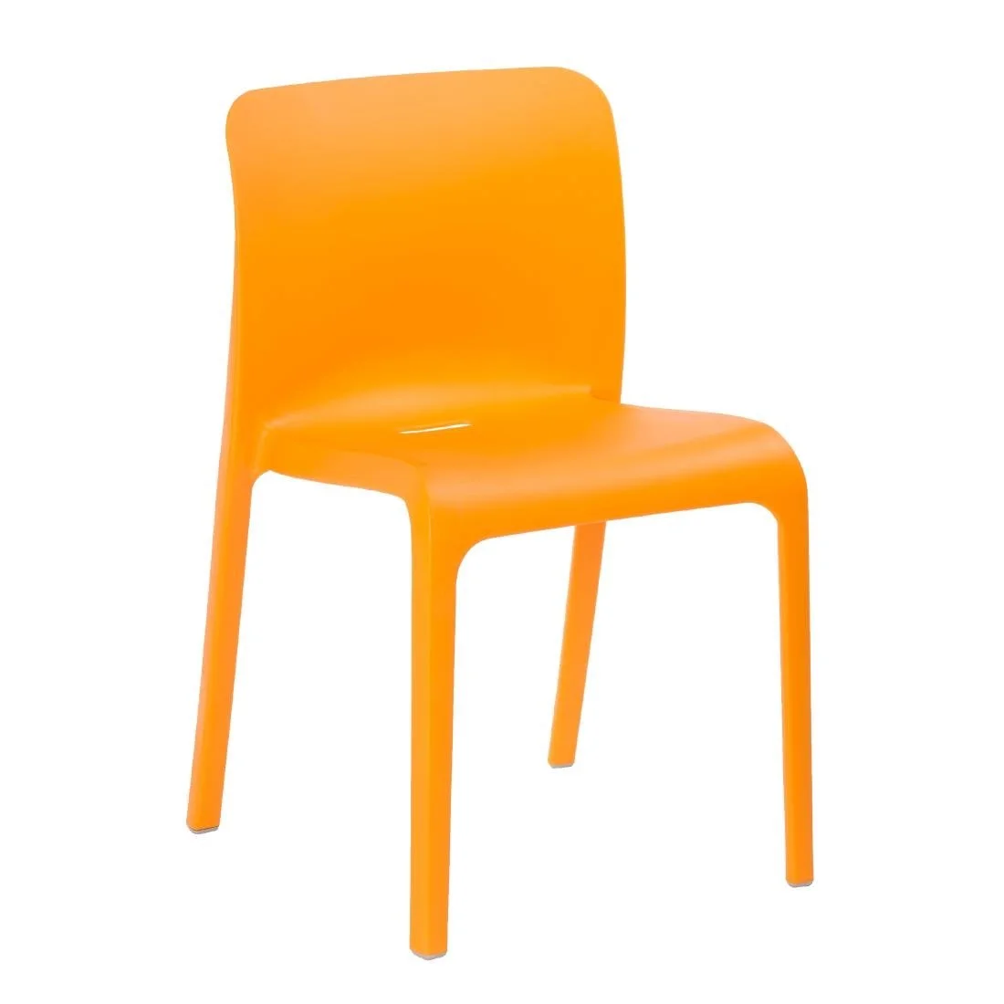 Origin POP Chair Deep Orange 480x500x790mm (2 Pack) - Image 1