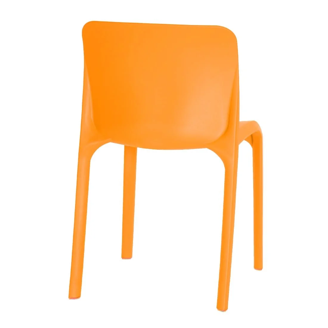 Origin POP Chair Deep Orange 480x500x790mm (2 Pack) - Image 5