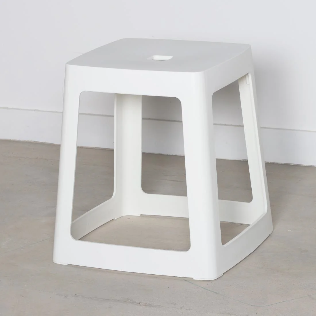 Origin Base Stool Traffic White 400x400x440mm (2 Pack) - Image 8
