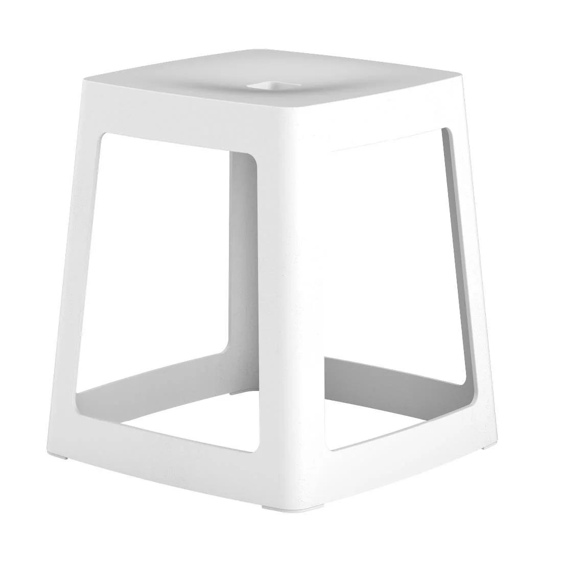 Origin Base Stool Traffic White 400x400x440mm (2 Pack) - Image 1