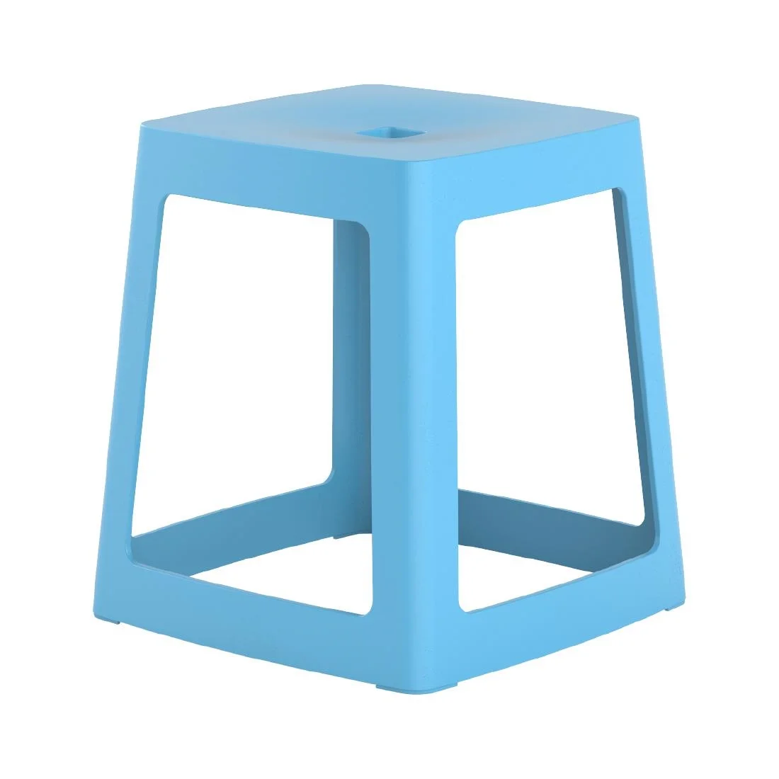 Origin Base Stool Pastel Blue 400x400x440mm (2 Pack) - Image 1