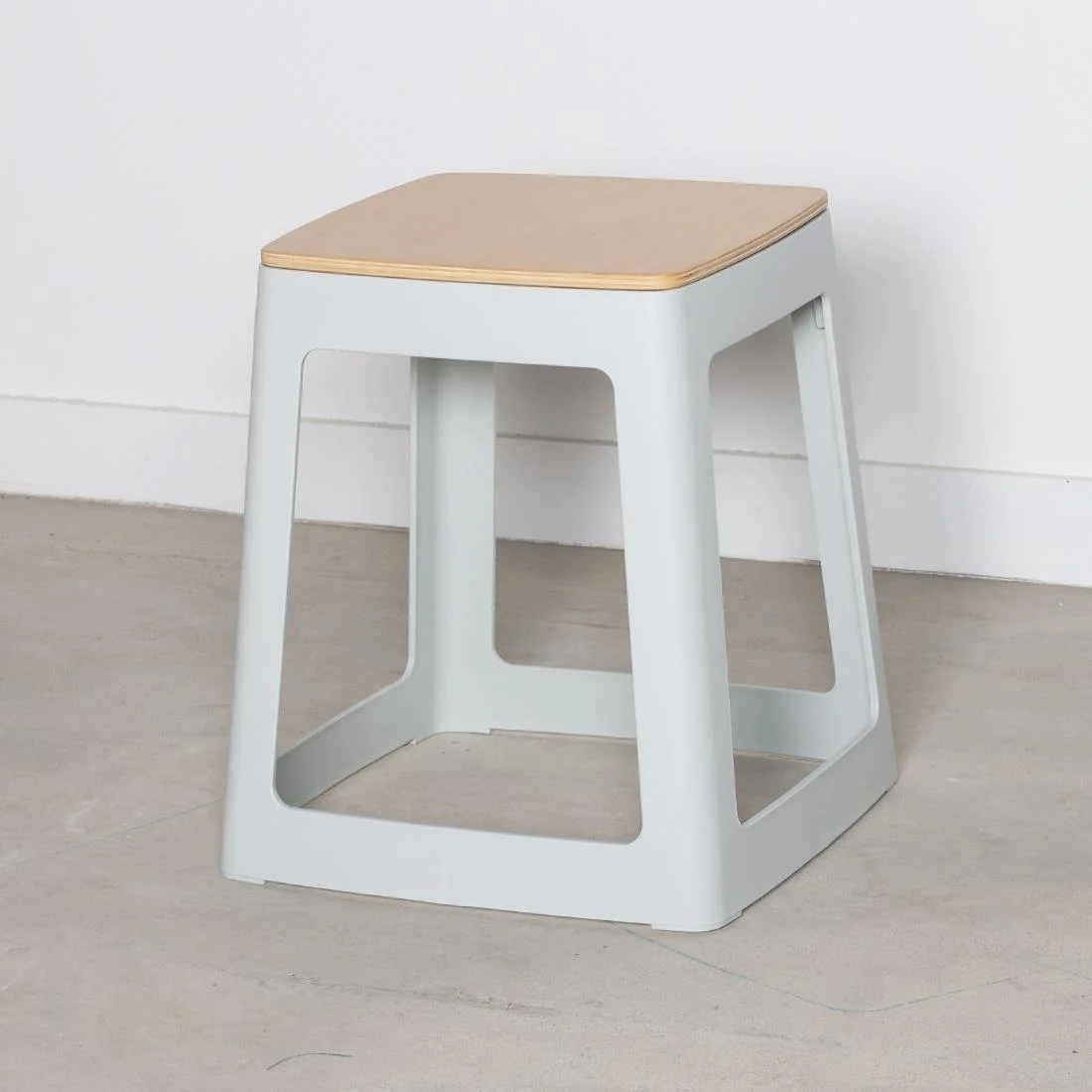Origin Base Stool Light Grey 400x400x440mm (2 Pack) - Image 11