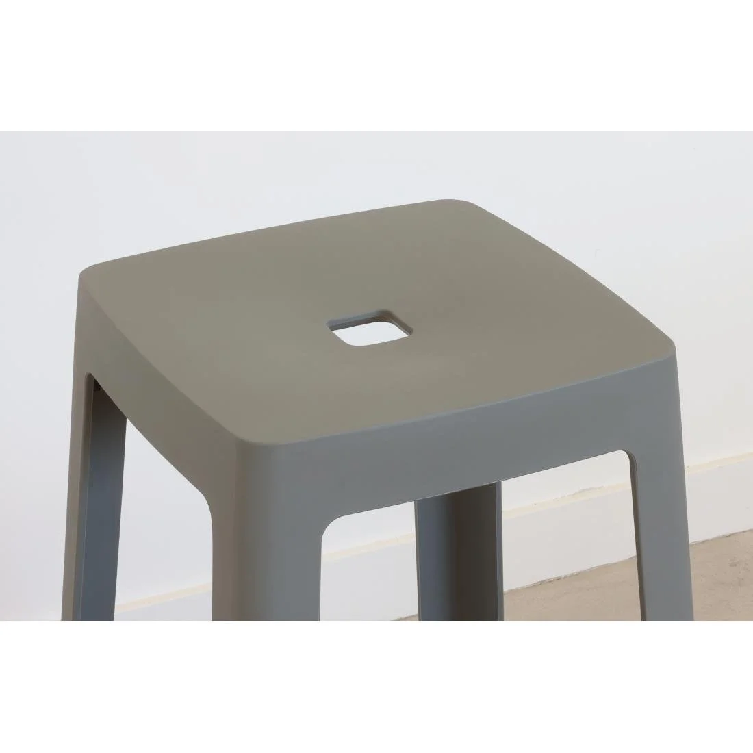 Origin Base Stool Mouse Grey 400x400x440mm (2 Pack) - Image 4