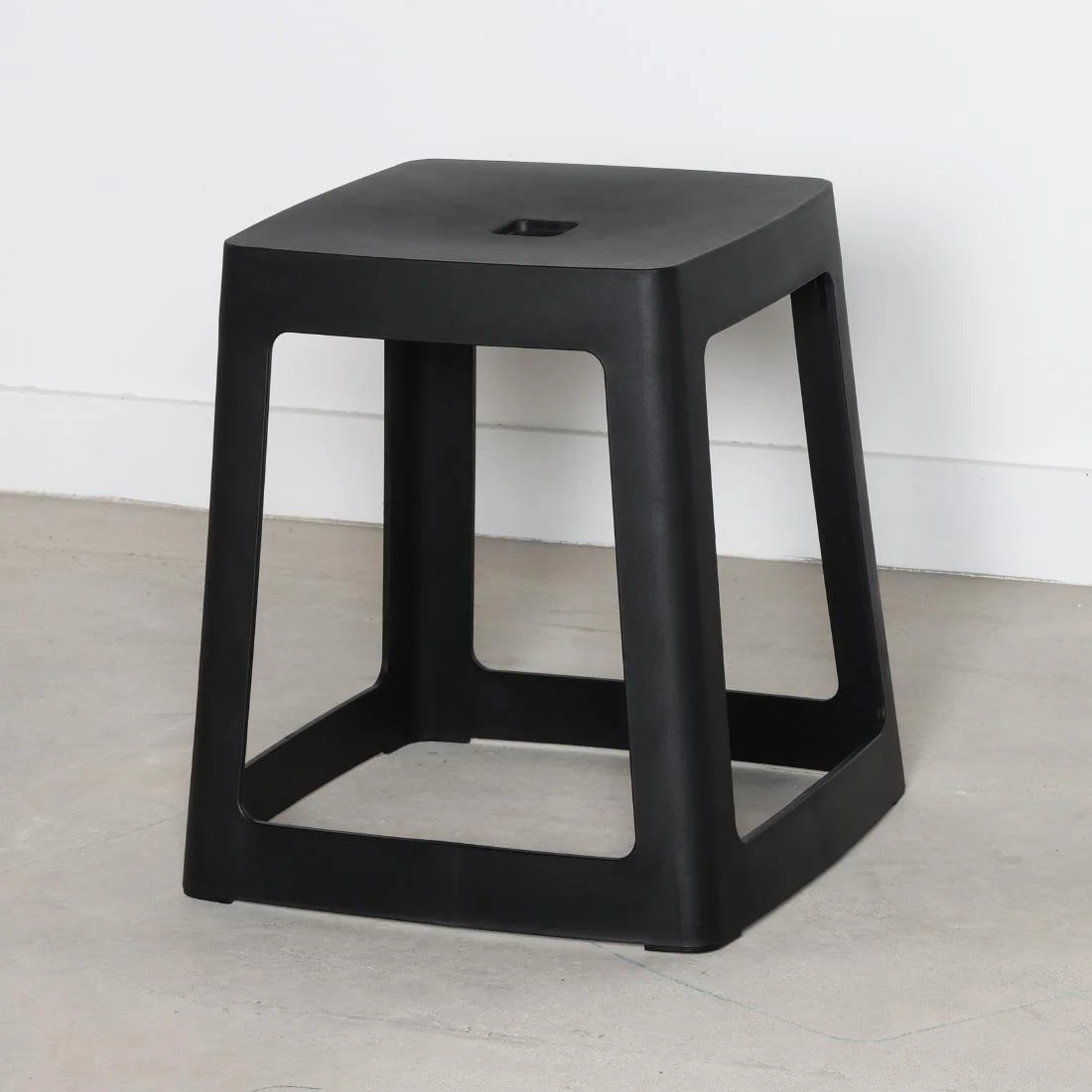 Origin Base Stool Traffic Black 400x400x440mm (2 Pack) - Image 2