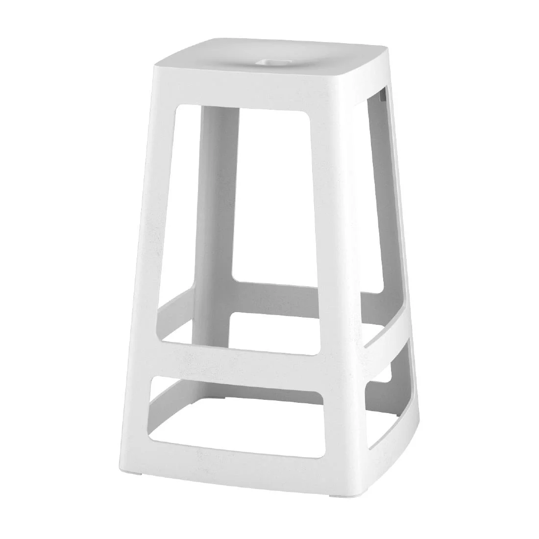 Origin Base Mid Stool Traffic White 430x430x650mm (2 Pack) - Image 7