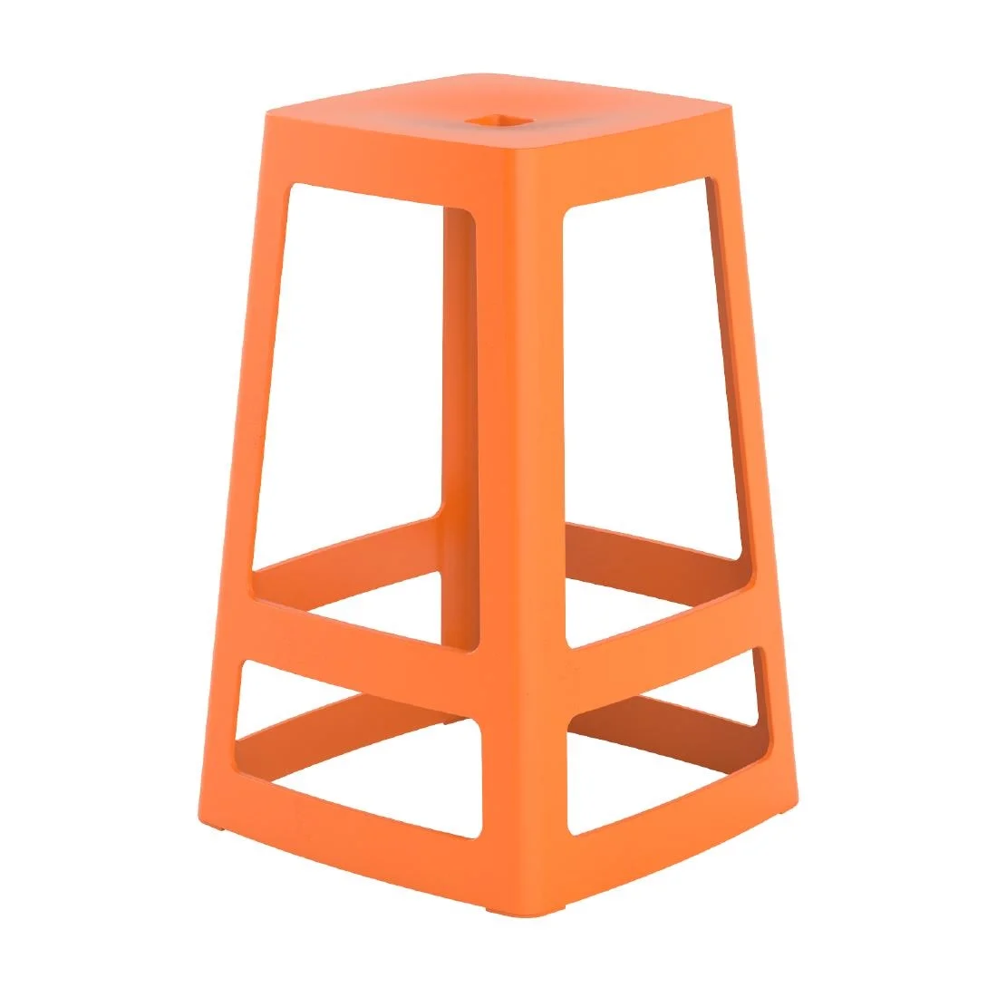 Origin Base Mid Stool Signal Orange 430x430x560mm (2 Pack)