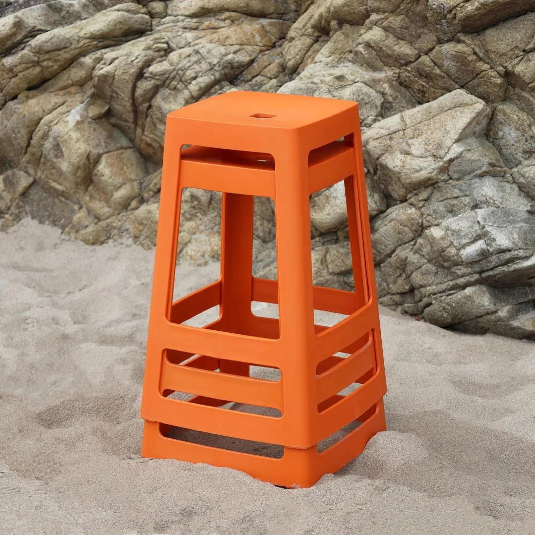 Origin Base Mid Stool Signal Orange 430x430x560mm (2 Pack) - Image 12