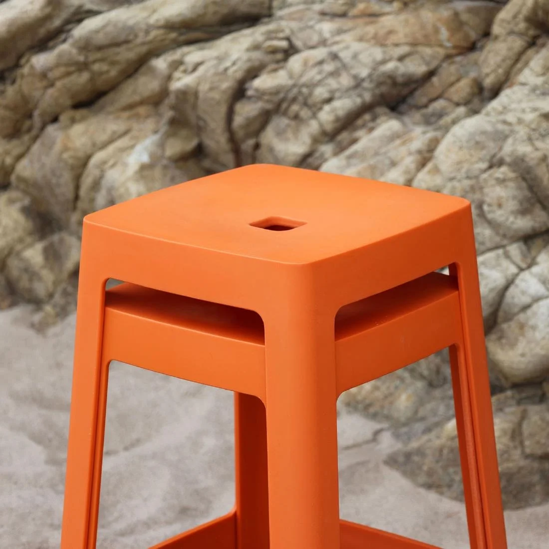 Origin Base Mid Stool Signal Orange 430x430x560mm (2 Pack) - Image 13