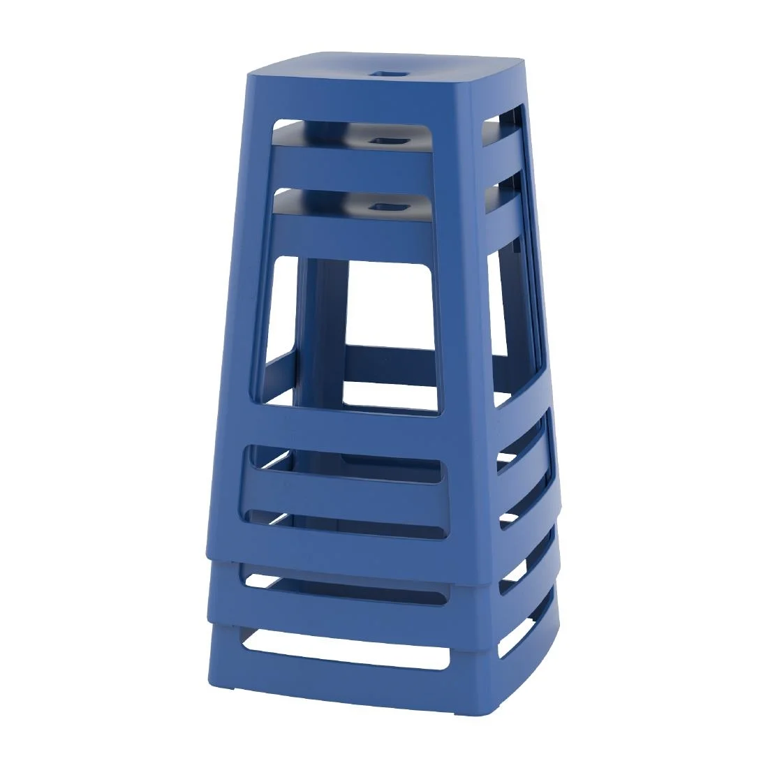 Origin Base Mid Stool Violet Blue 430x430x560mm (2 Pack) - Image 3