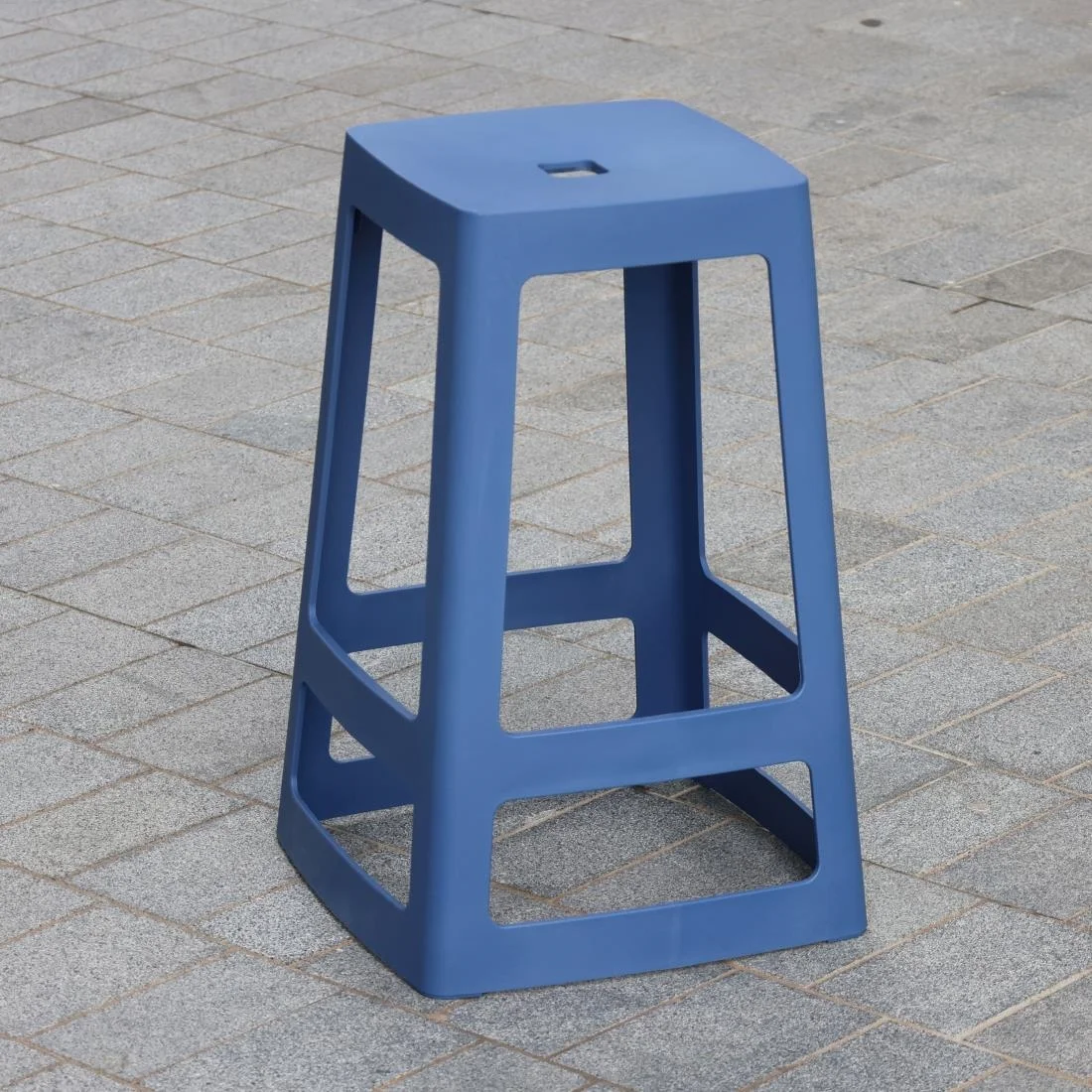 Origin Base Mid Stool Violet Blue 430x430x560mm (2 Pack) - Image 4