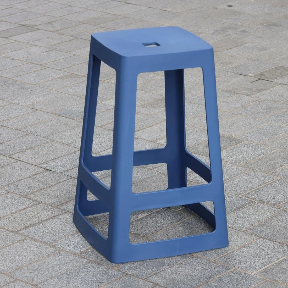Origin Base Mid Stool Violet Blue 430x430x560mm (2 Pack) - Image 4