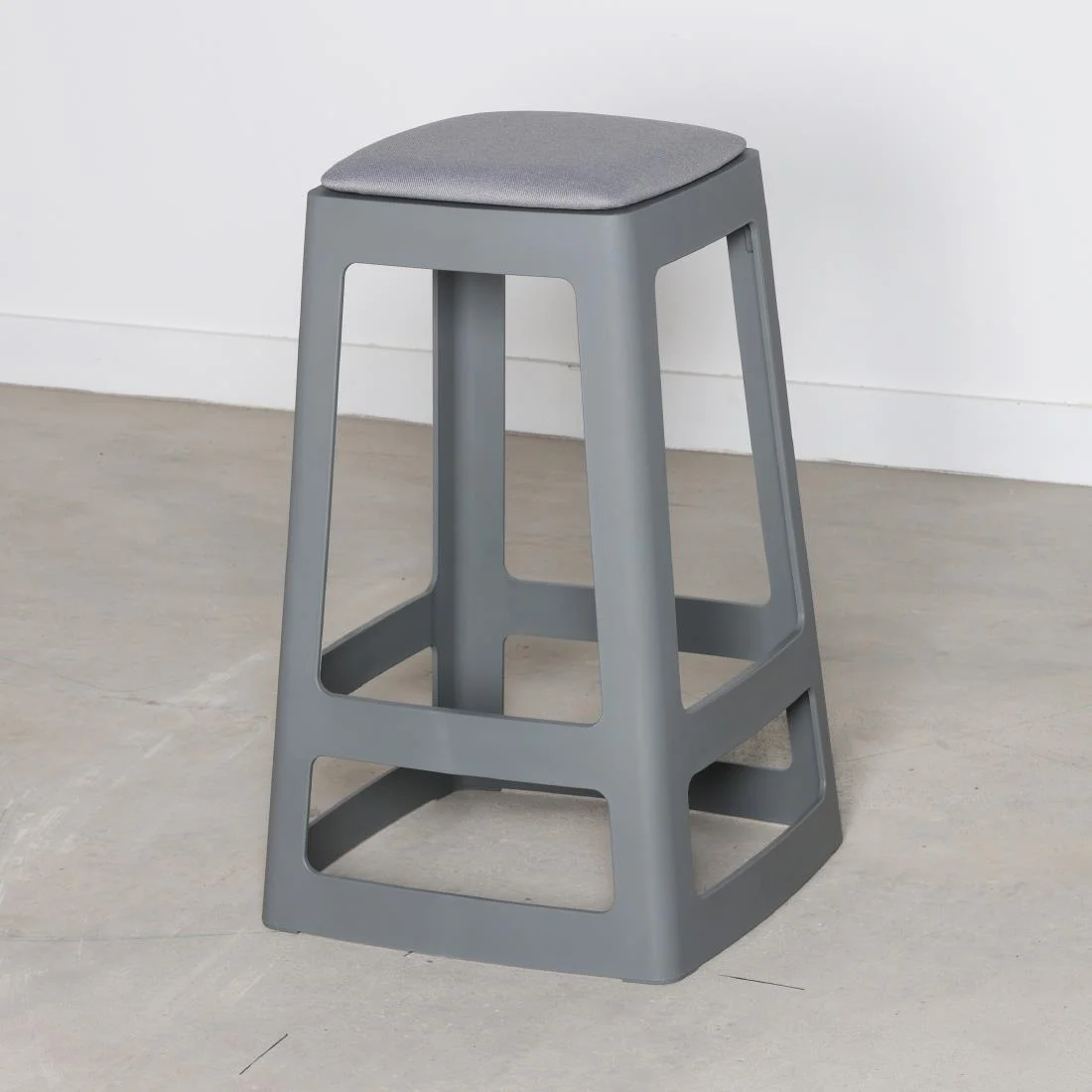Origin Base Mid Stool Mouse Grey 430x430x560mm (2 Pack) - Image 6