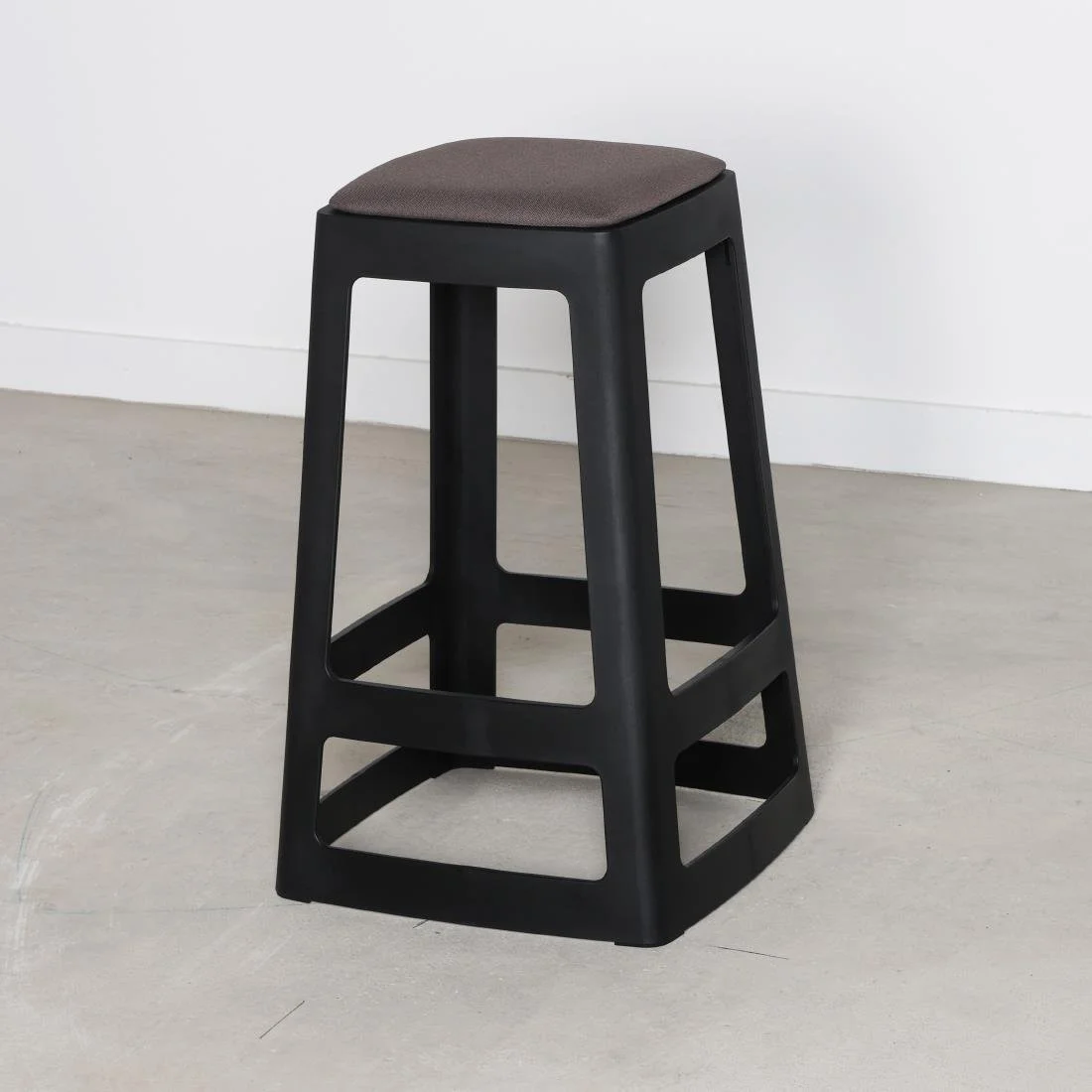 Origin Base Mid Stool Traffic Black 430x430x560mm (2 Pack) - Image 6