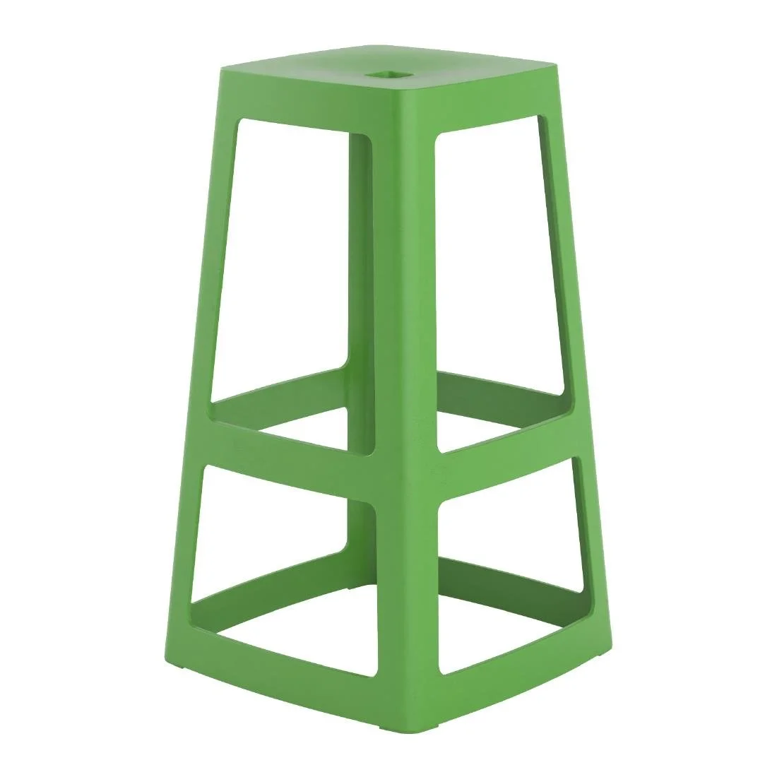 Origin Base High Stool May Green 450x450x750mm (2 Pack)