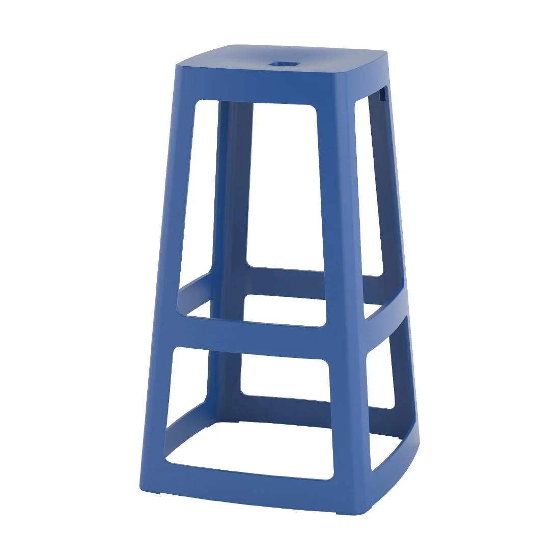 Origin Base High Stool Violet Blue 450x450x750mm (2 Pack) - Image 6