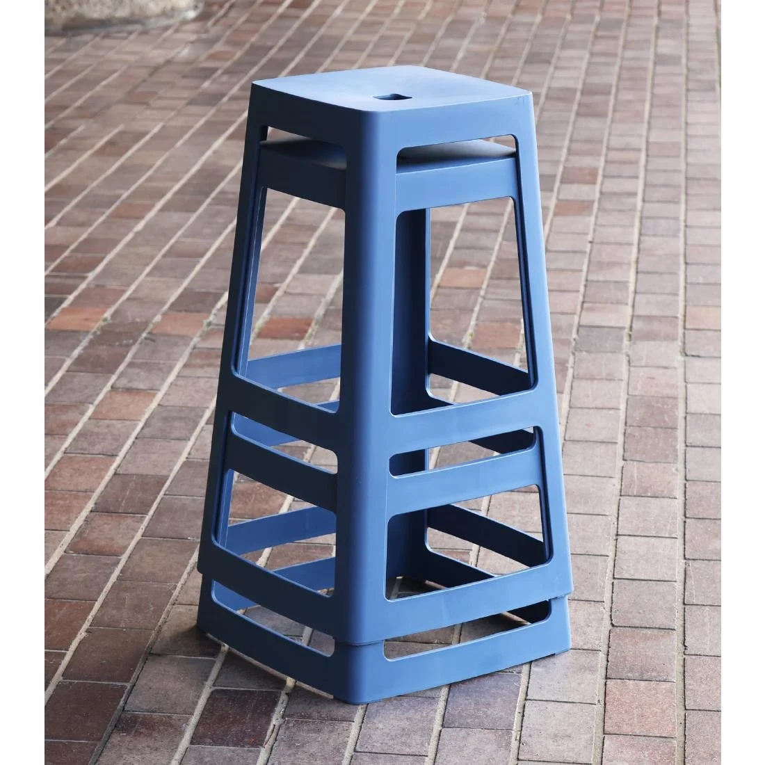 Origin Base High Stool Violet Blue 450x450x750mm (2 Pack) - Image 11