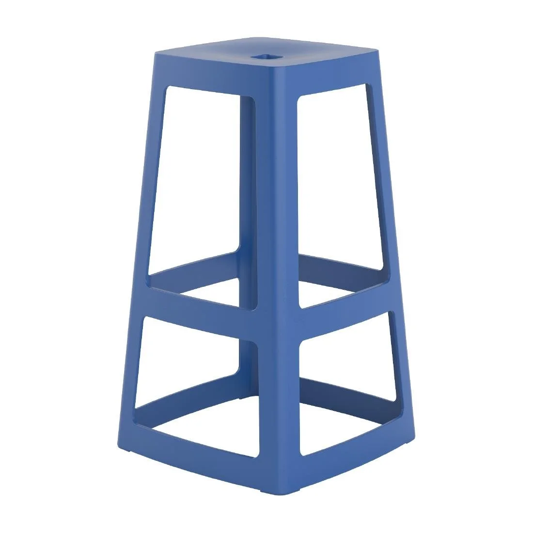 Origin Base High Stool Violet Blue 450x450x750mm (2 Pack)