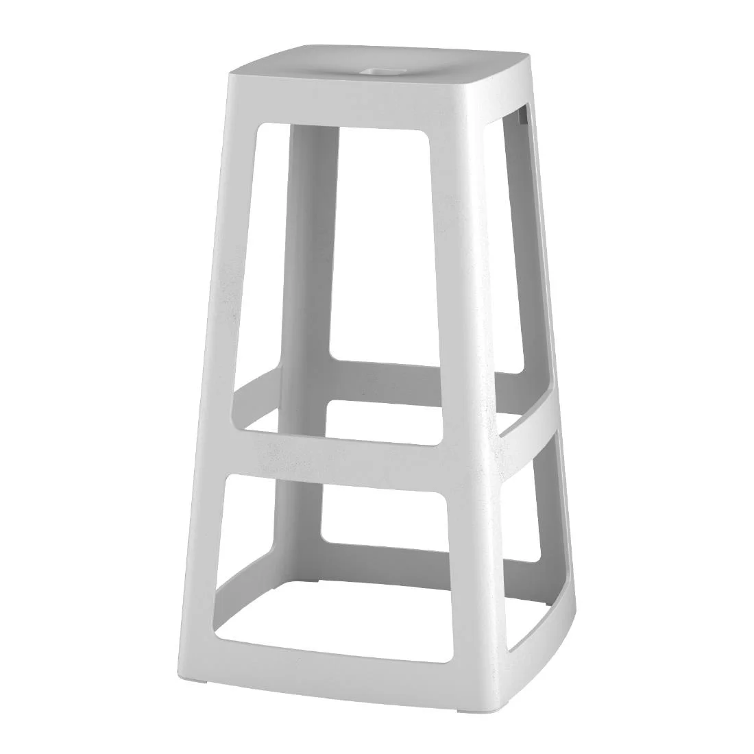 Origin Base High Stool Light Grey 450x450x750mm (2 Pack) - Image 3