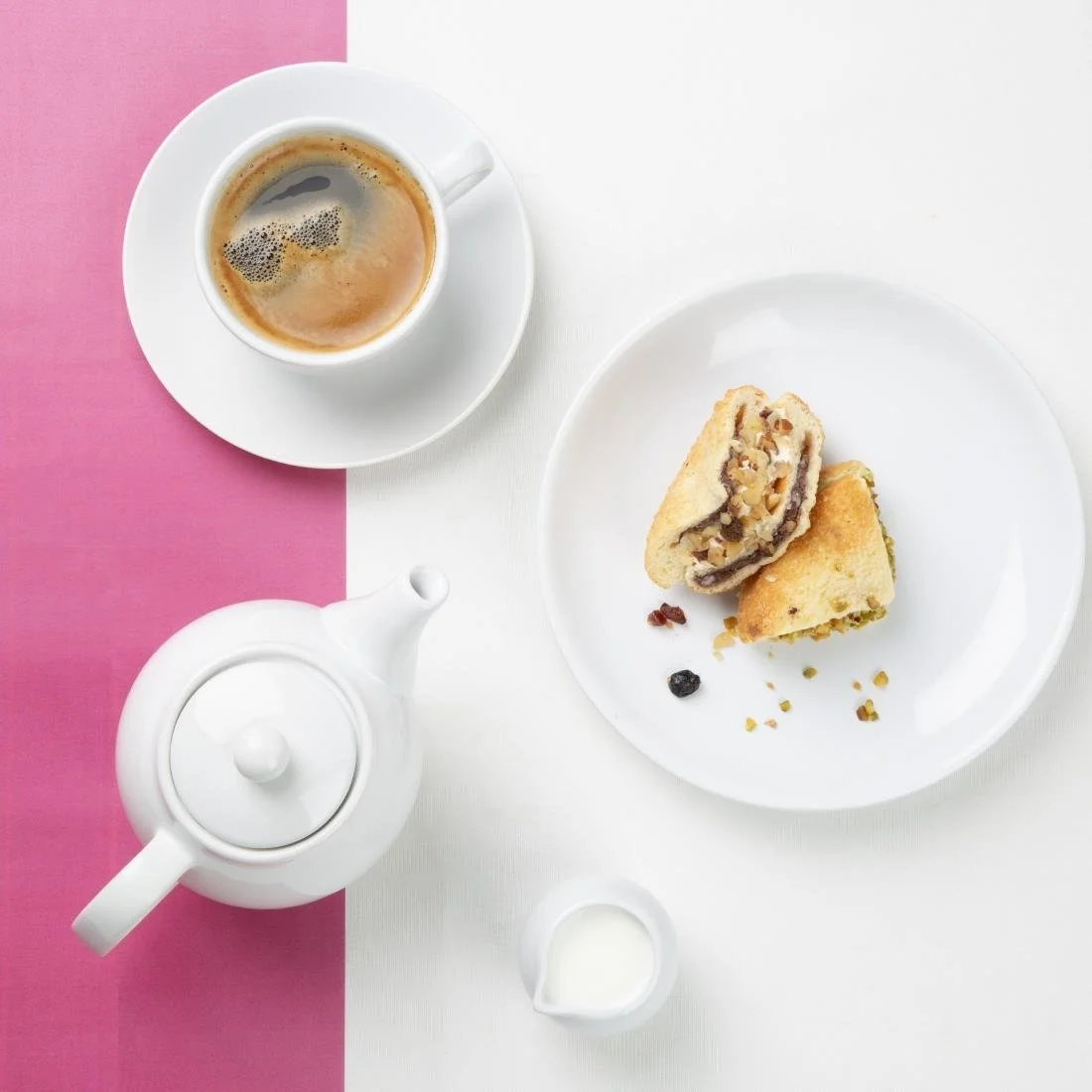 Olympia Cafe Teapots White 450ml (2 Pack) - Image 8