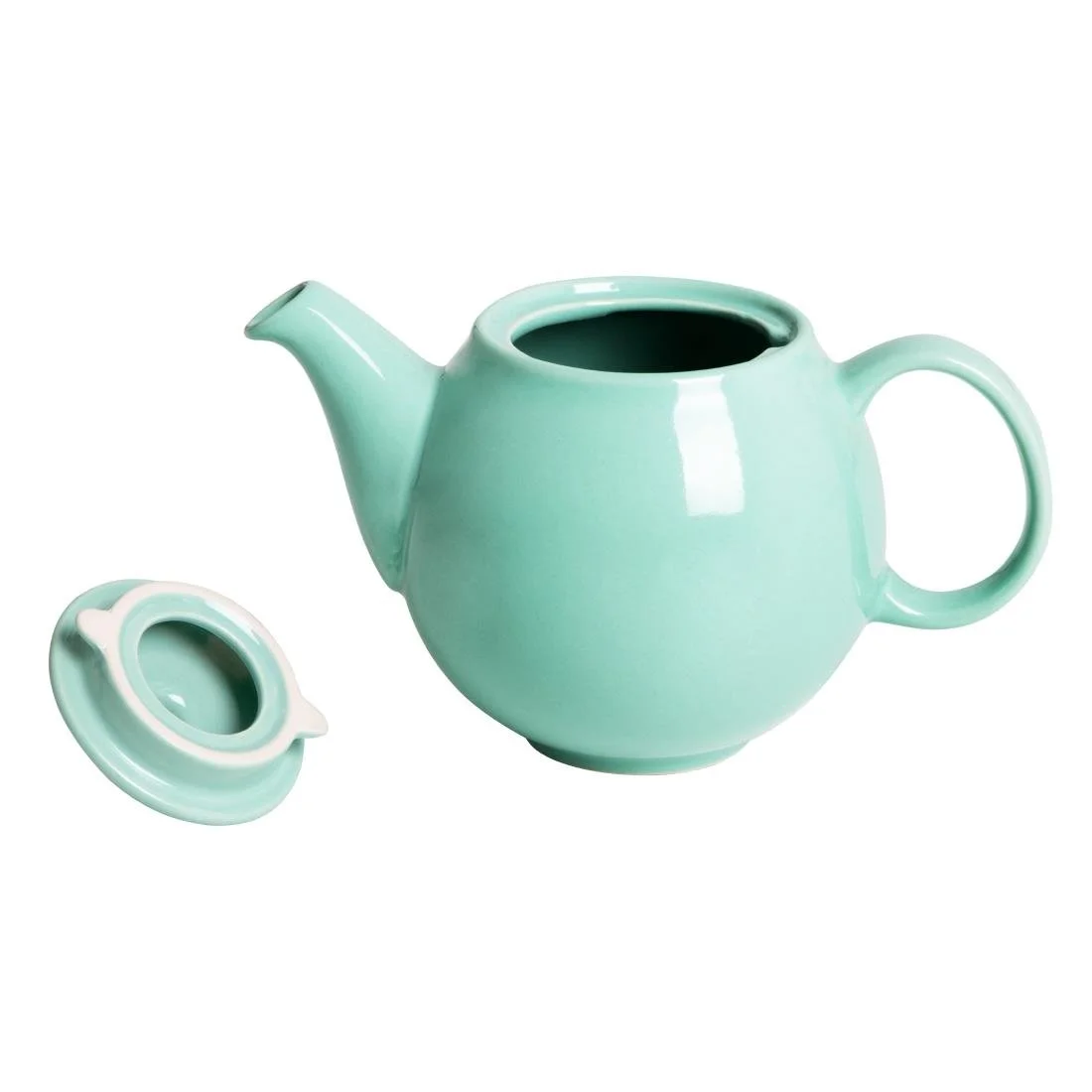 Olympia Café Teapot Aqua 450ml (2 Pack) - Image 3