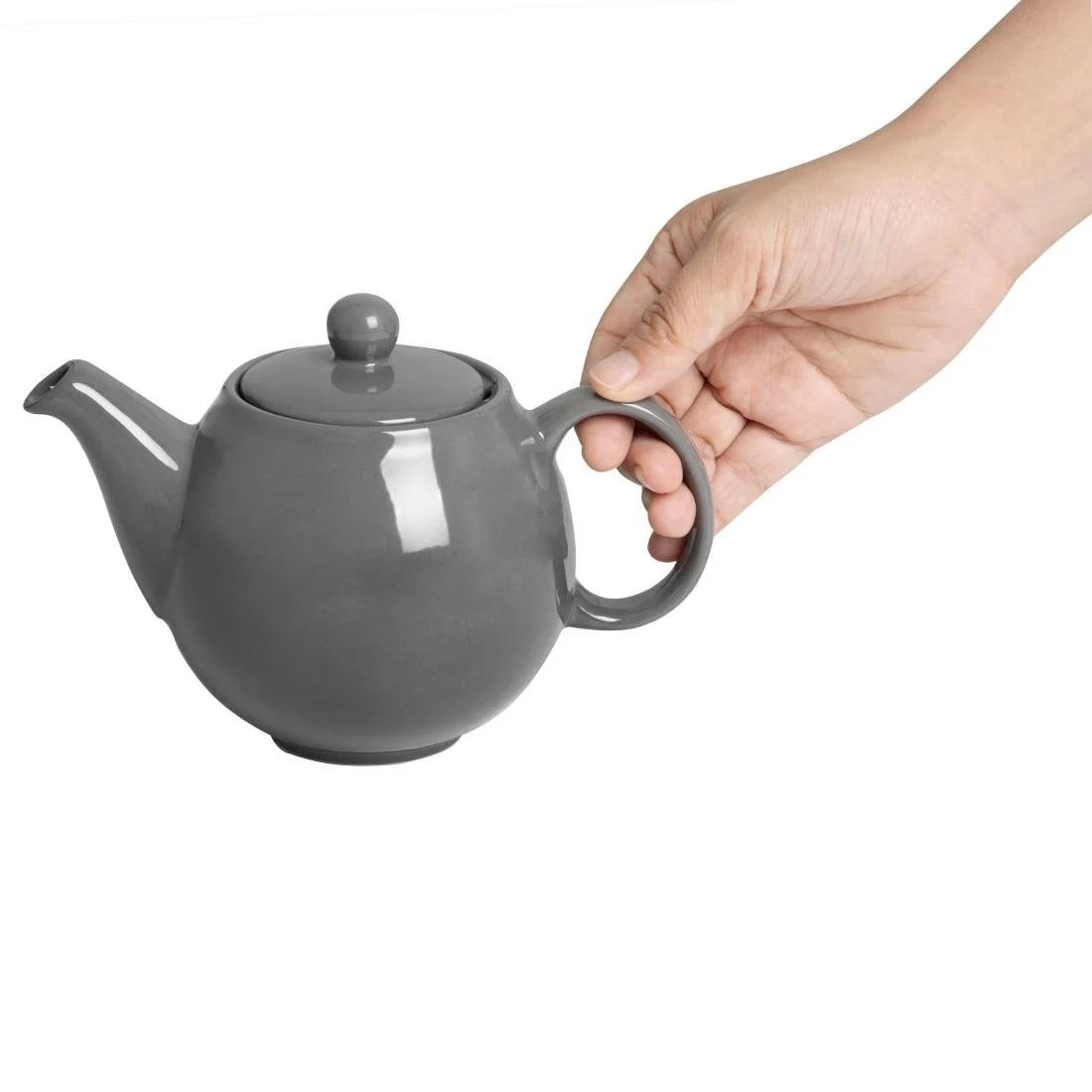 Olympia Café Teapots Charcoal 450ml (2 Pack) - Image 4