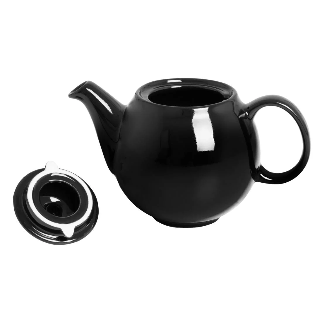 Olympia Cafe Teapots Black 450ml (2 Pack) - Image 3