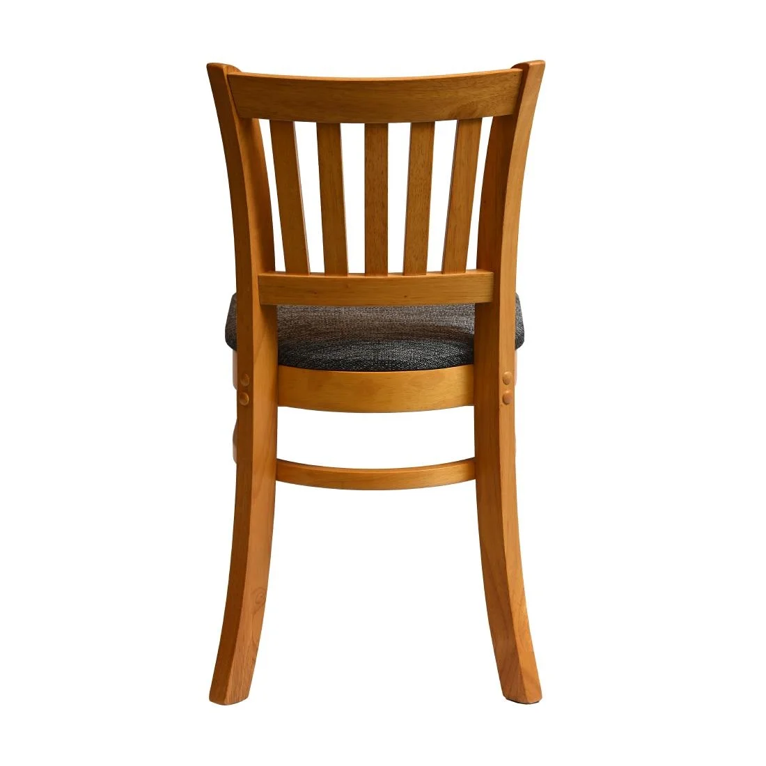 Manhattan Dining Chairs in Soft Oak with Shetland Smoke Seat (2 Pack) - Image 2