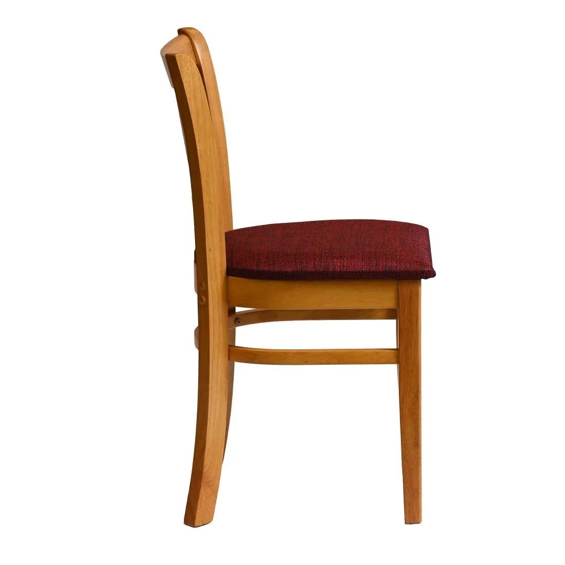 Manhattan Dining Chairs in Soft Oak with Shetland Scarlett Seat (2 Pack) - Image 4