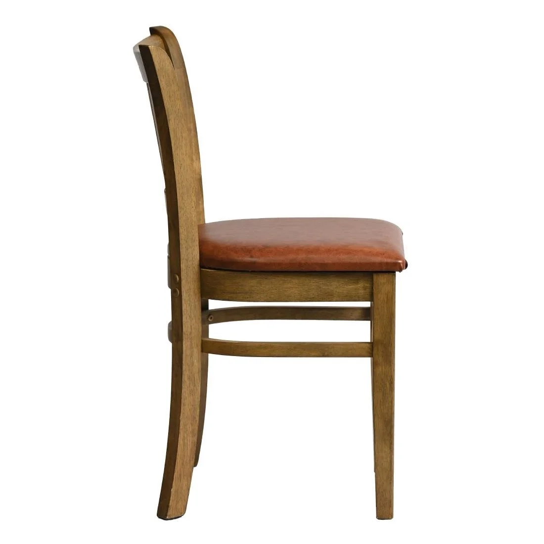 Manhattan Dining Chairs in Weathered Oak with Bison Tan Seat (2 Pack) - Image 3