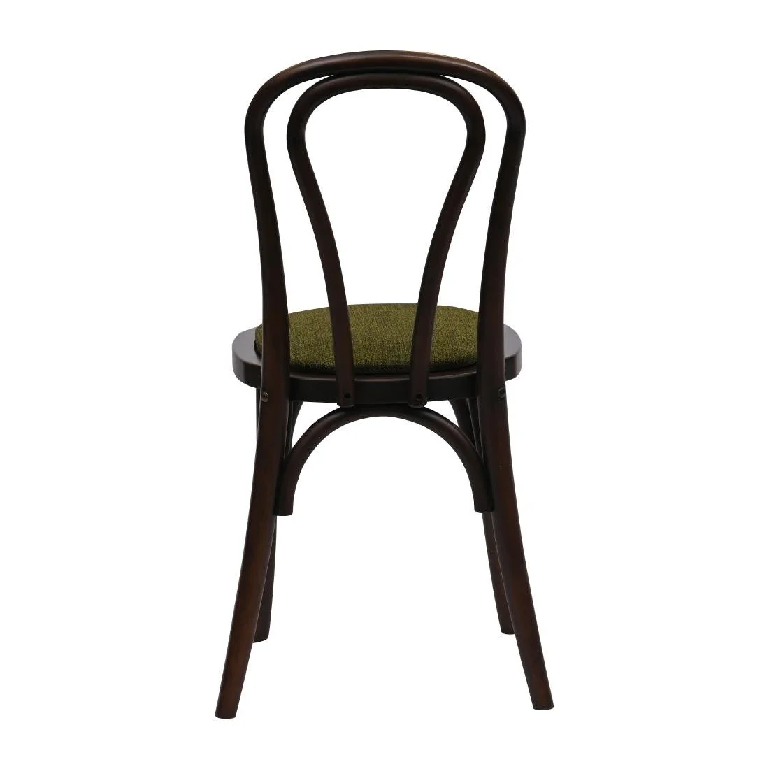 Hoop Back Dining Chairs in Dark Walnut with Shetland Forest Seat (2 Pack) - Image 2