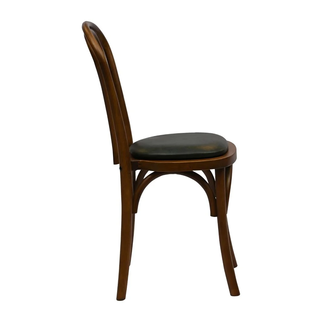 Hoop Back Dining Chairs in Weathered Oak with Bison Cedar Seat (2 Pack) - Image 4