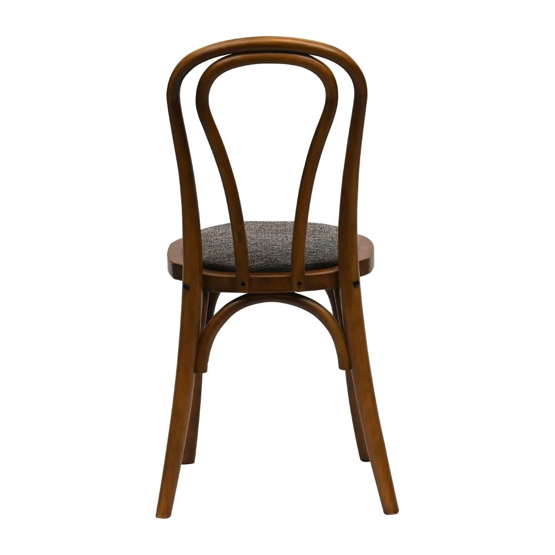 Hoop Back Dining Chairs in Weathered Oak with Shetland Smoke Seat (2 Pack) - Image 2