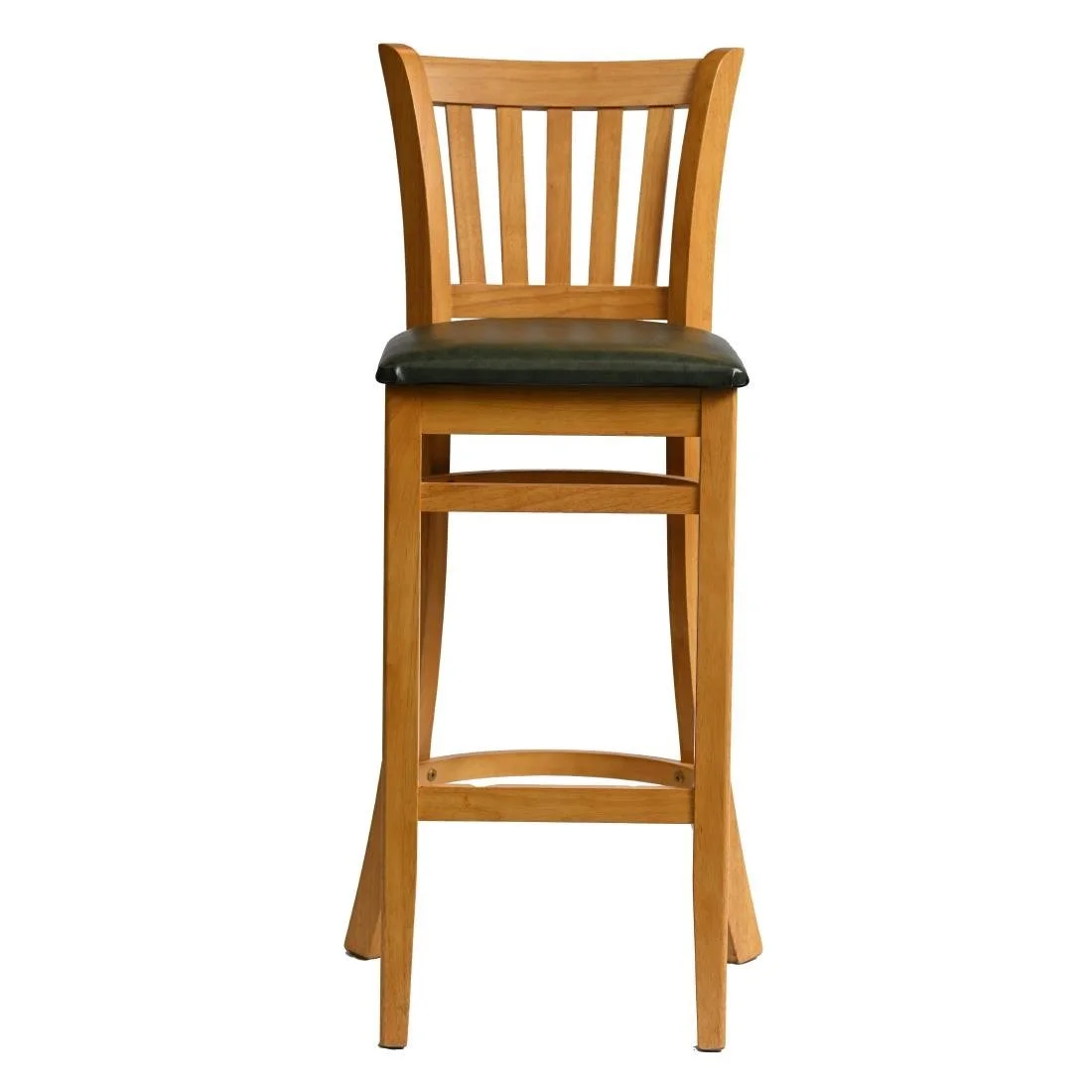 Manhattan Bar Chair in Soft Oak with Bison Cedar Seat - Image 1