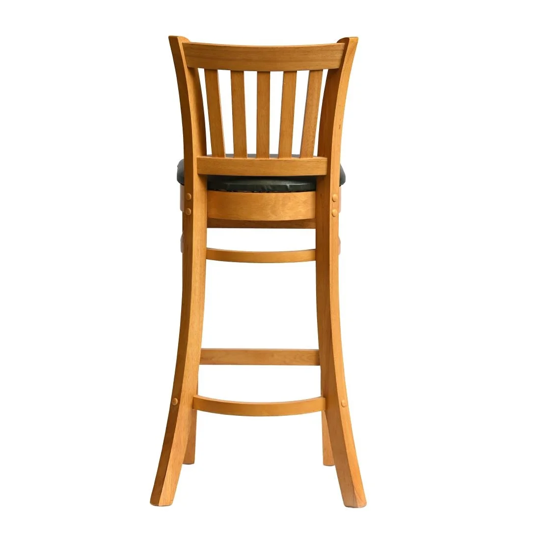 Manhattan Bar Chair in Soft Oak with Bison Cedar Seat - Image 4